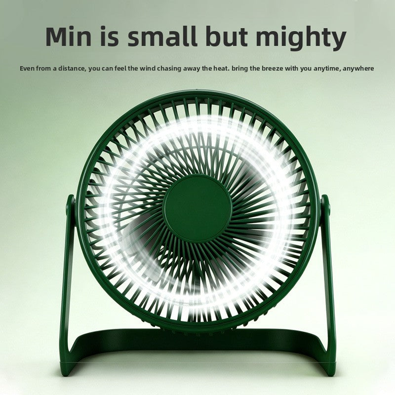 USB Desktop Fan with 360-Degree Rotation