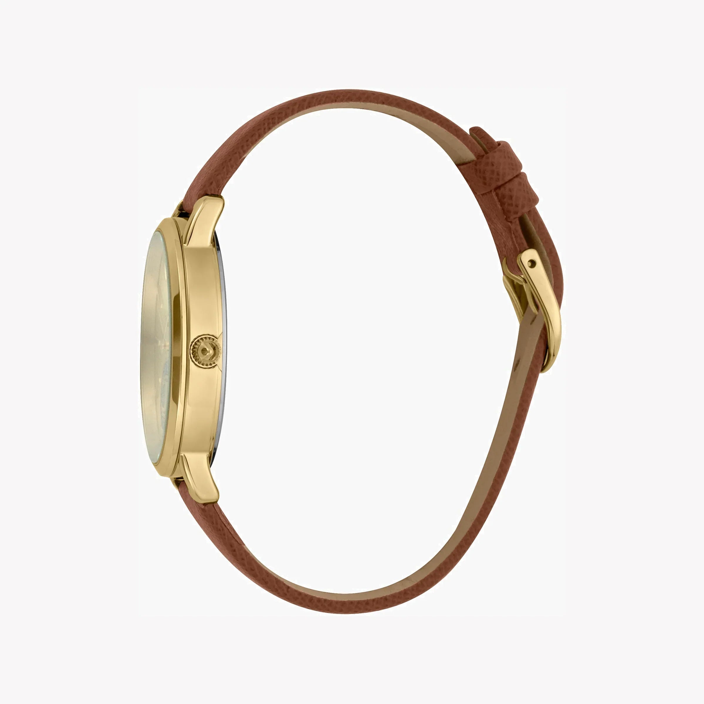 Just Cavalli Women's Brown Leather Watch, Champagne Dial | Jc1l117l0025