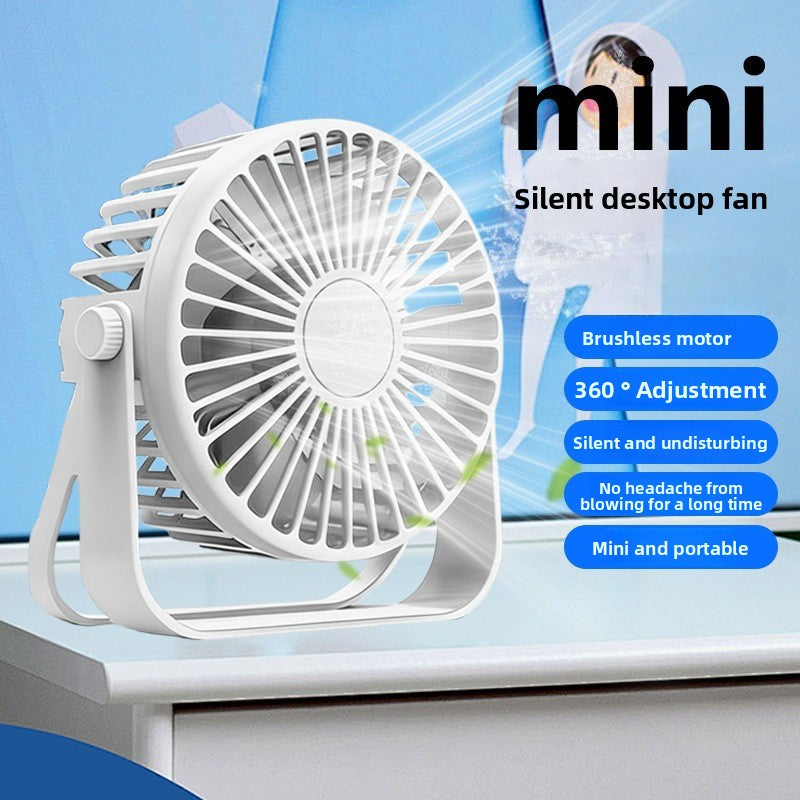 USB Desktop Fan with 360-Degree Rotation