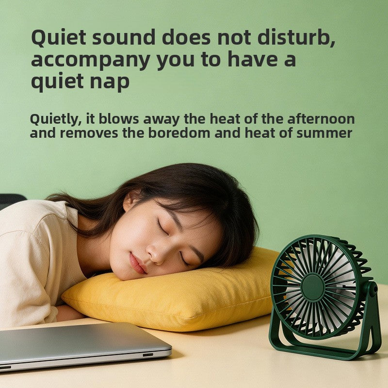 USB Desktop Fan with 360-Degree Rotation