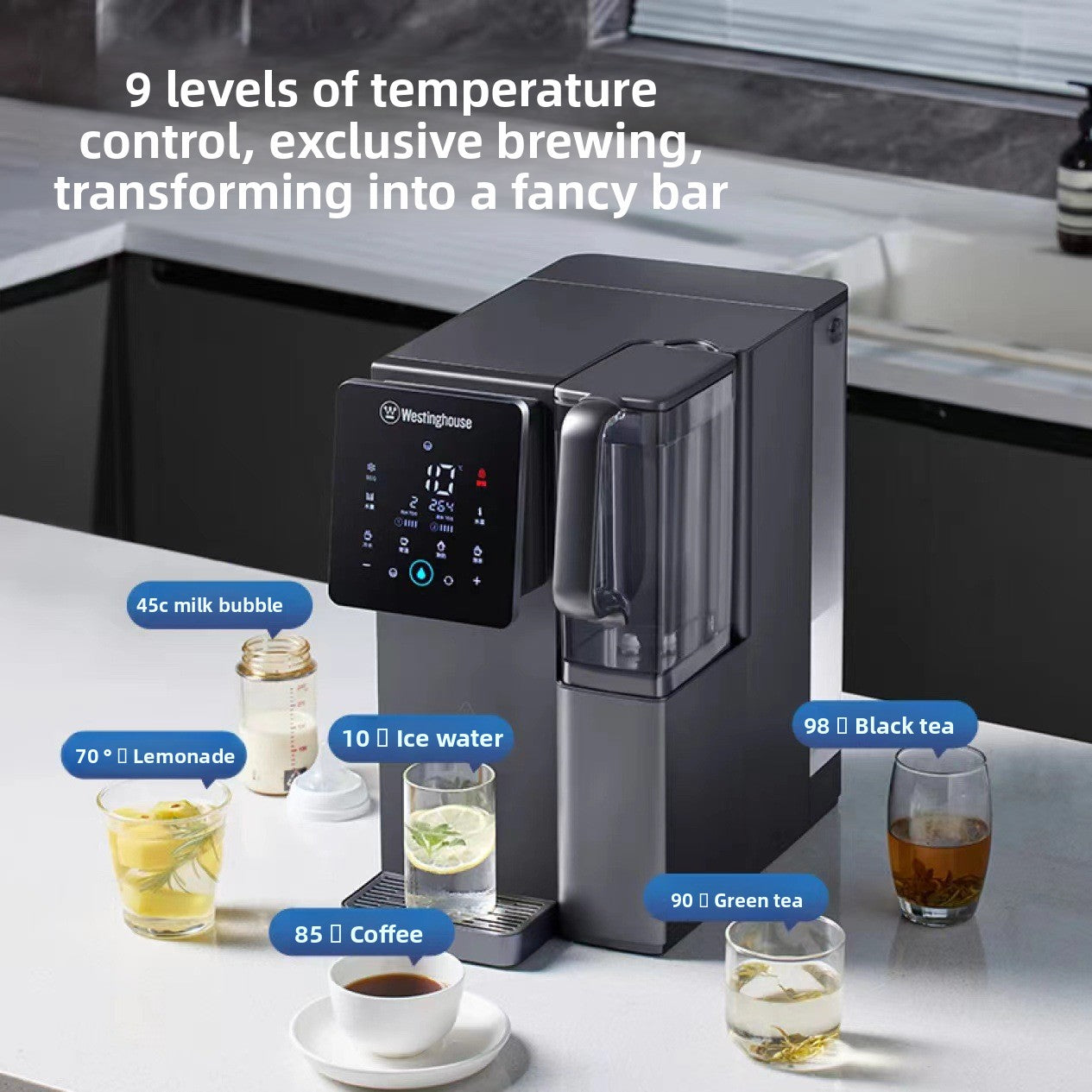 Desktop hot and cold water purifier