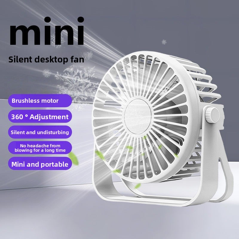 USB Desktop Fan with 360-Degree Rotation