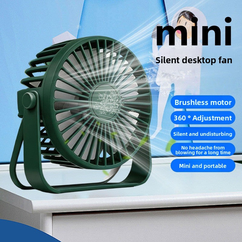 USB Desktop Fan with 360-Degree Rotation
