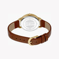 Just Cavalli Women's Brown Leather Watch, Champagne Dial | Jc1l117l0025